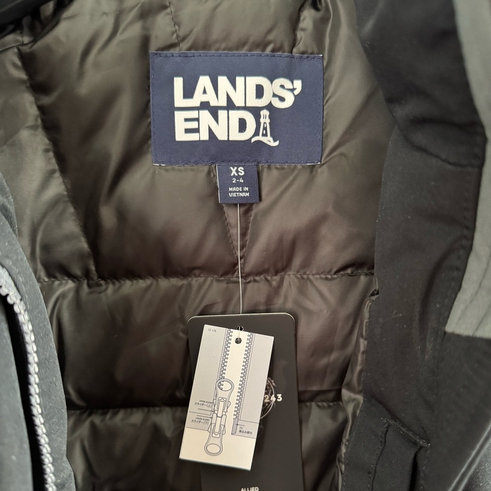 NWT Lands’ End Expedition Down Waterproof Winter Parka Coat Jacket - Picture 7 of 16